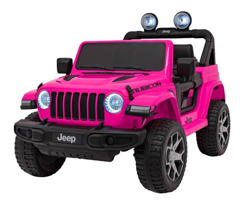Pojazd Jeep Wrangler Rubicon Różowy