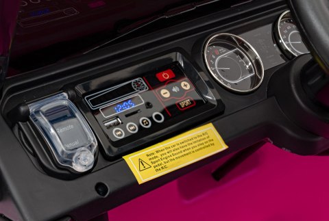 Pojazd Jeep Wrangler Rubicon Różowy