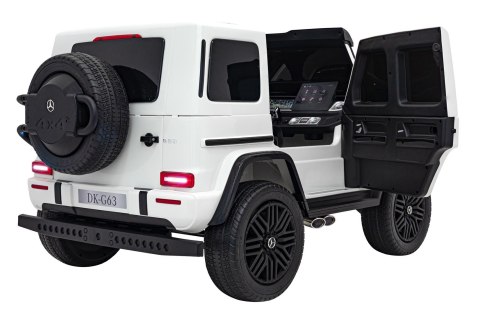 Pojazd Mercedes Benz G63 AMG XXL STRONG MP4 Biały