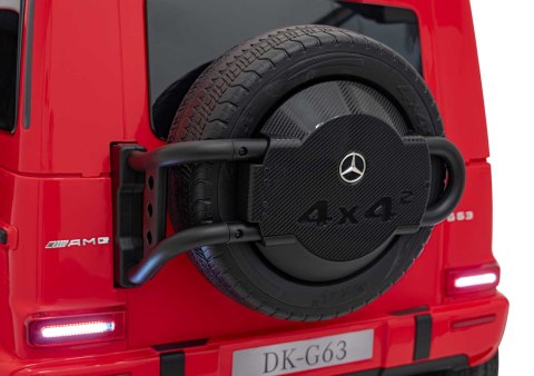 Pojazd Mercedes Benz G63 AMG XXL STRONG MP4 Czerwony