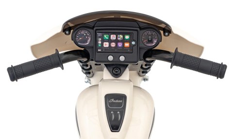 Pojazd Chopper INDIAN Biały motocykl dla dziecka