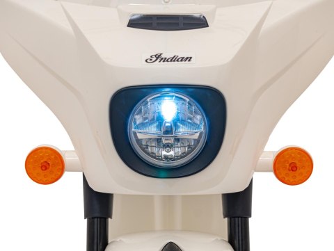 Pojazd Chopper INDIAN Biały motocykl dla dziecka