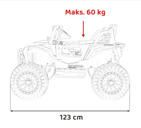 Pojazd Terenowy HONDA Talon 4x4 Czarny