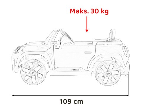 Pojazd Mini Concept Aceman Niebieski