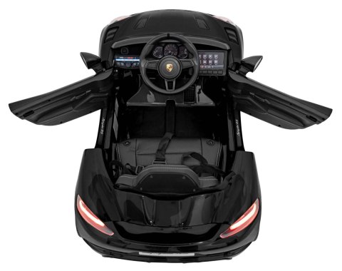 Pojazd Porsche Spyder RS 718 Czarny