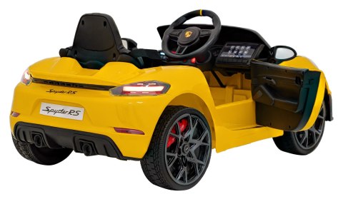 Pojazd Porsche Spyder RS 718 Lakier Żółty