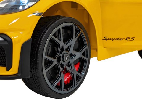 Pojazd Porsche Spyder RS 718 Lakier Żółty