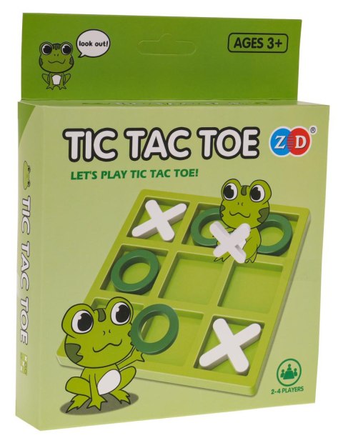 Gra Logiczna Kółko i Krzyżyk MINI Żaba