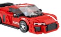 Zestaw Klocków Auto Sportowe Czerwone 373el.