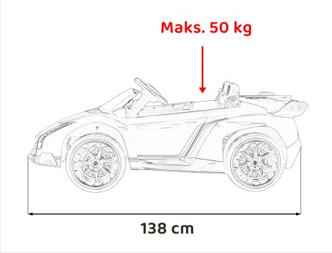 Pojazd Lamborghini Veneno Czarny
