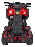 Quad Can Am Outlander ATV z Pilotem Czerwony