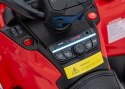 Quad Can Am Outlander ATV z Pilotem Czerwony