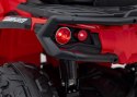 Quad Can Am Outlander ATV z Pilotem Czerwony