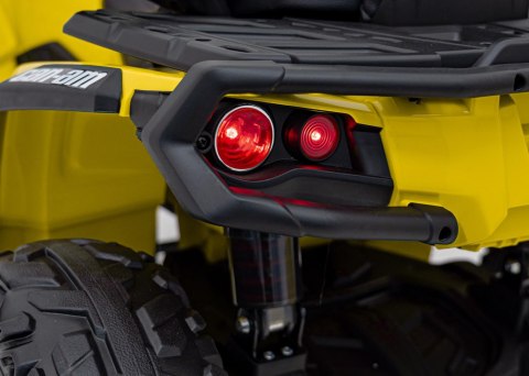 Quad Can Am Outlander ATV z Pilotem Żółty
