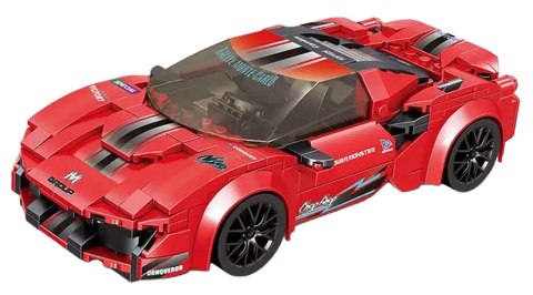 Zestaw Klocków Auto Sportowe Czerwone R/C
