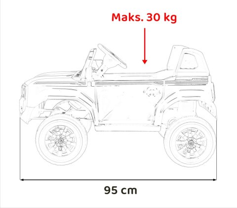 Pojazd Toyota Land Cruiser PRADO Niebieski