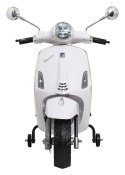 Pojazd Skuter Vespa ROMA Biały motorek dla dziecka