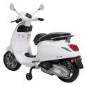 Pojazd Skuter Vespa ROMA Biały motorek dla dziecka