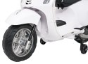 Pojazd Skuter Vespa ROMA Biały motorek dla dziecka