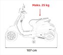 Pojazd Skuter Vespa ROMA Biały motorek dla dziecka