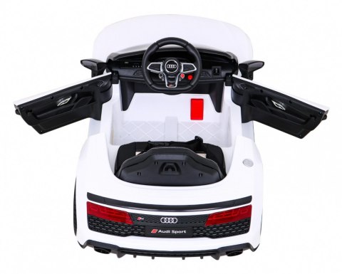 Audi R8 LIFT Samochodzik na akumulator Biały + Pilot