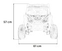 Pojazd Buggy Madman UTV-MX Żółty