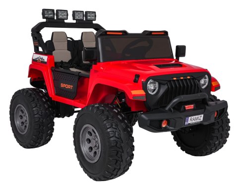 Pojazd Extreme Sport 4x4 Zmienna Wielkość Czerwony