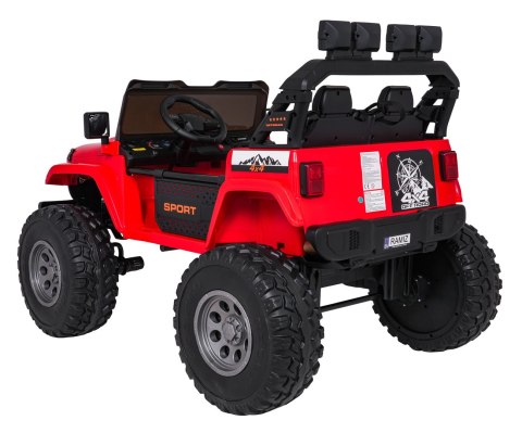 Pojazd Extreme Sport 4x4 Zmienna Wielkość Czerwony