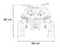 Pojazd Quad Sport TX ATV Biały
