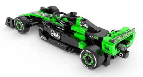 Bolid 1:24 Stake F1 Team KICK Sauber C44 Klocki Zielony RASTAR