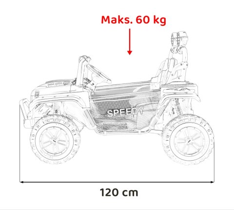 Pojazd Terenowy PASSION 4x4 Różowy
