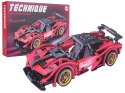 Klocki Auto Sportowe Czerwone 482el.