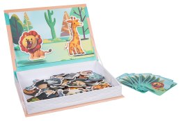 Puzzle Magnetyczne + Książeczka Safari