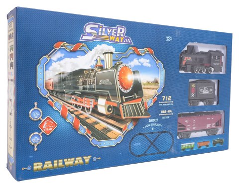 Kolejka Retro z Funkcją Dymu, Świateł i Dźwięku