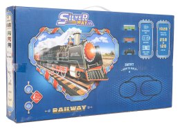 MEGA Kolejka Retro z Funkcją Dymu, Świateł i Dźwięku