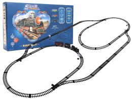 MEGA Kolejka Retro z Funkcją Dymu, Świateł i Dźwięku