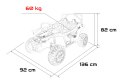 Pojazd Buggy Arctic Cat WILDCAT XX Niebieski