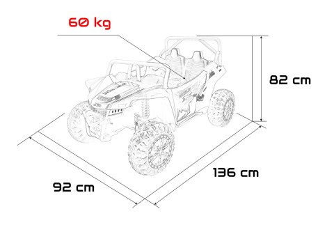 Pojazd Buggy Arctic Cat WILDCAT XX Różowy