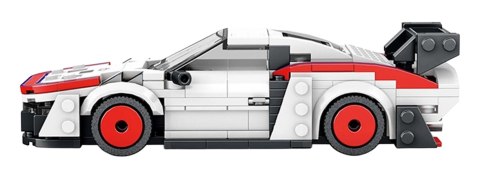 Zestaw Klocków Auto Sportowe Białe 346el.