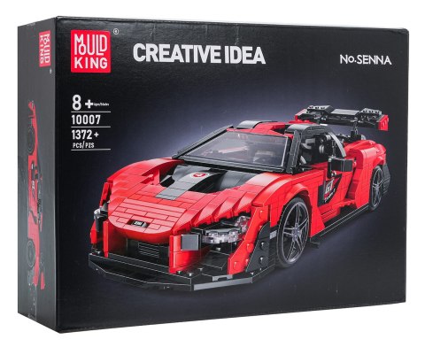 Zestaw Klocków Auto Sportowe Pomarańczowe 1372el.