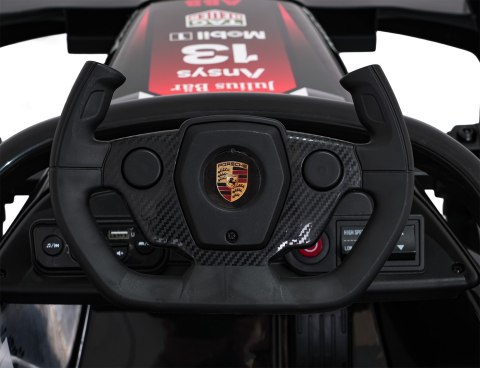 Pojazd Bolid Formuły E Porsche Czerwony