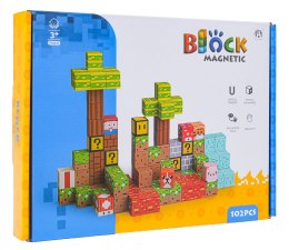 Zestaw Kostek, Klocków Magnetycznych 102el.