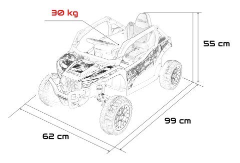 Pojazd Buggy Kawasaki TERYX KRX1000 Khaki