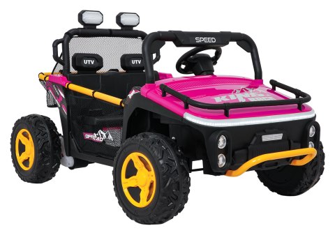 Pojazd Buggy UTV SPEED Różowy