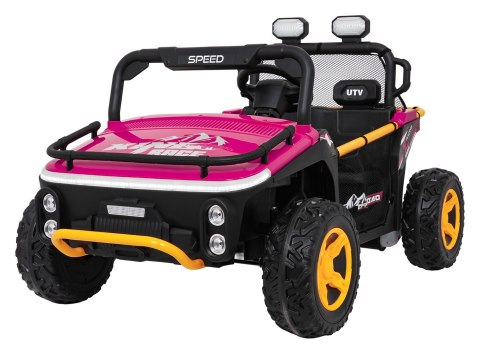 Pojazd Buggy UTV SPEED Różowy