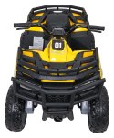 Pojazd Quad 4x4 ATV WOLF Żółty