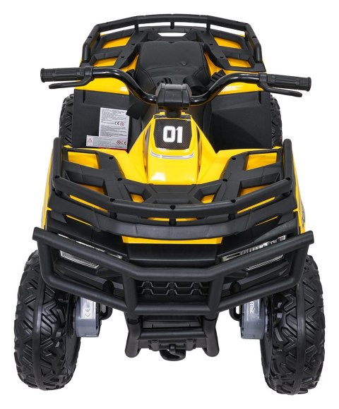 Pojazd Quad 4x4 ATV WOLF Żółty