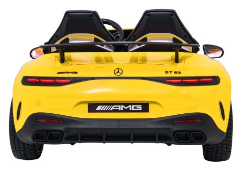 Pojazd Mercedes Benz GT63 AMG Żółty