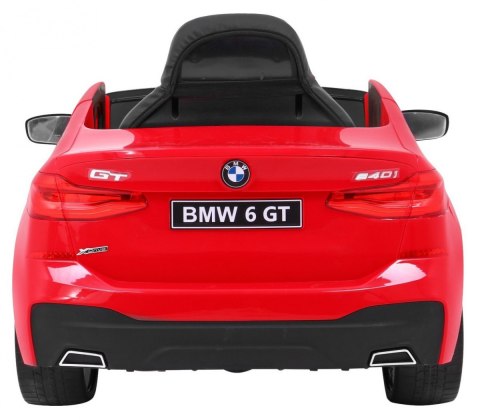 BMW 6 GT Autko na akumulator Czerwone + Pilot