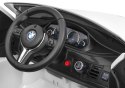 BMW X6M Elektryczne Autko dla dzieci, Biały SUV + Pilot